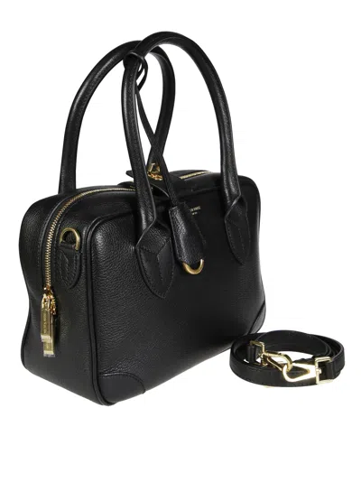 Golden Goose Minimalist Beige Handbag With Structured Design In Black