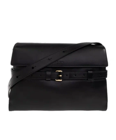 Moschino Versatile Shoulder Bag Adjustable Strap In Black