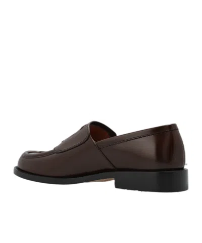 Marni 20mm Leather Loafers In Brown