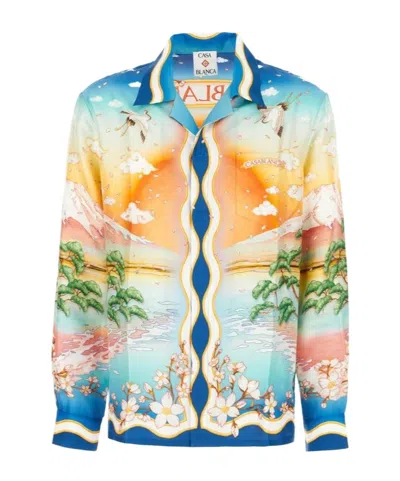 Casablanca Men's Tennis Club Shirt In Multi