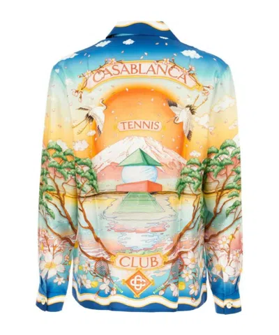 Casablanca Men's Tennis Club Shirt In Multi