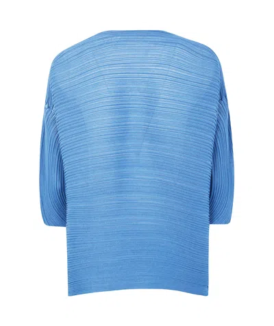 Issey Miyake Pleated T-shirt In Burgundy