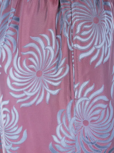 Dries Van Noten Puvis Long 2140 Double Die Jacquard Trouser In Gray