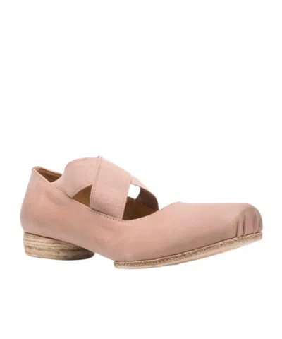 Uma Wang Ballerinas With Crossed Bands In Pink