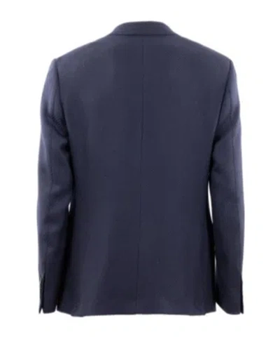 Etro Single-breasted Wool Blazer In Black