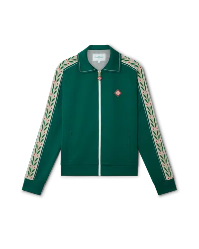 Casablanca Paris Laurel Track Jacket In Blue