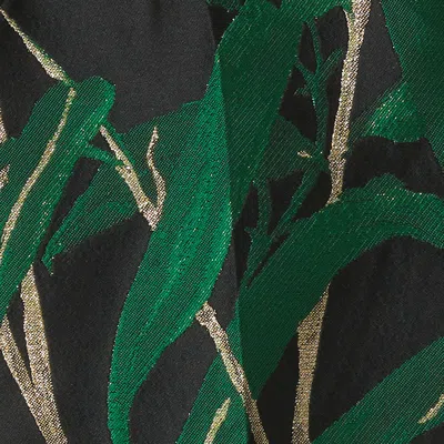 La Doublej Hendrix Cropped Floral-jacquard Crepe Wide-leg Pants In Multi