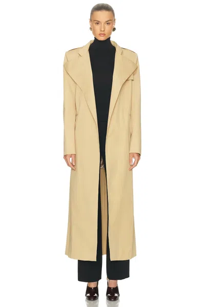 Khaite Maxwell Coat In Gold