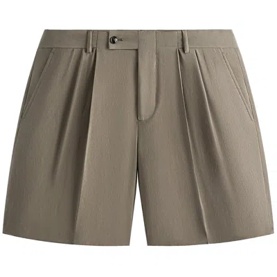 Pre-owned Kith X Giorgio Armani Kylan Bermuda Short 'gravel' | Tan | Men's Size M In Brown
