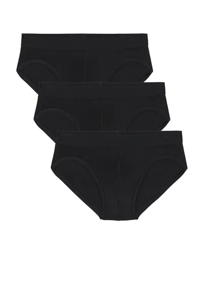 Skims Stretch Brief 3-pack In Black
