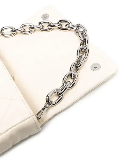 Stand Studio Hera Quilted Leather Shoulder Bag In Neutral