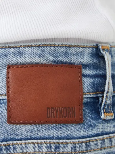 Drykorn Light-wash Distressed Skinny Jeans In Blue