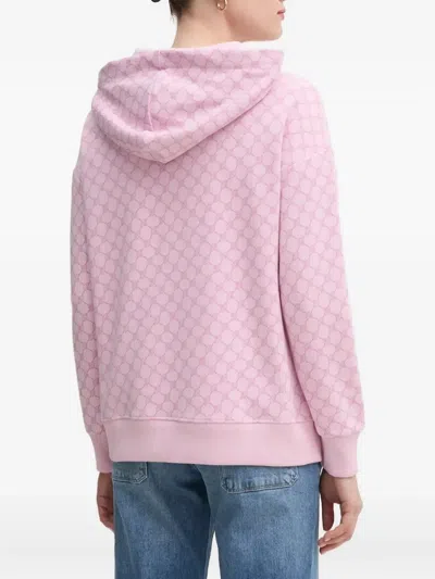 Joop Cornflower Monogram-pattern Hoodie In Multi