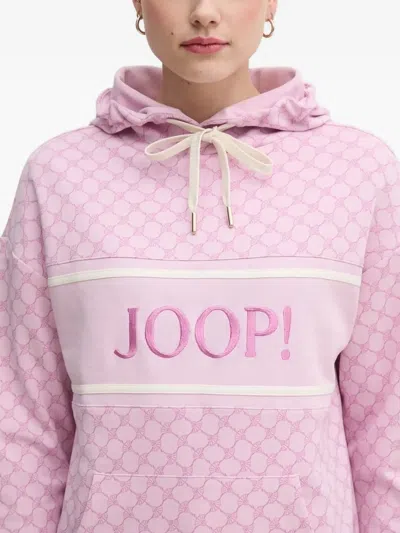 Joop Cornflower Monogram-pattern Hoodie In Multi