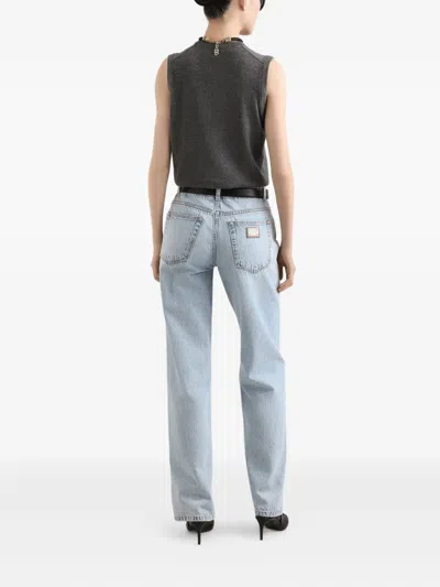 Dolce & Gabbana Cashmere Sweater In Gray