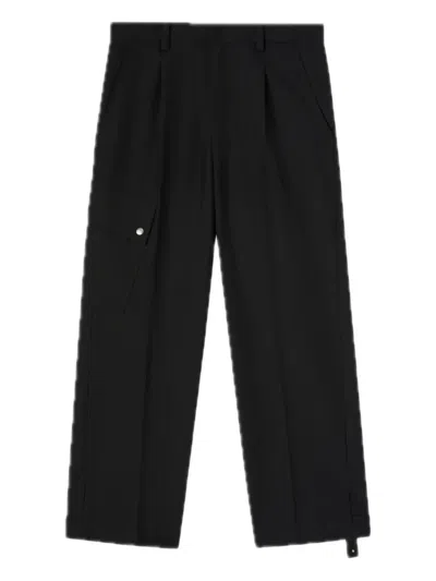 Peacemaker Oamc Straight-leg Tailored Trousers In Black