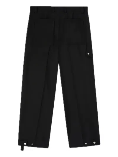 Peacemaker Oamc Straight-leg Tailored Trousers In Black