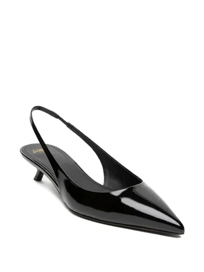 Alevì 35mm Pearl-embellished Slingback Pumps In Black