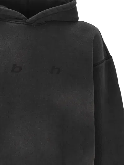 Misbhv Washed-effect Hoodie In Black