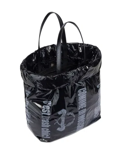 Moschino Trash Bag In Black