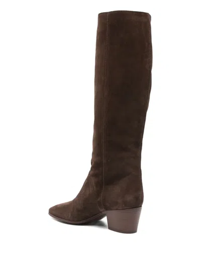 Casadei "beat" Renna Cocoa Boots In Brown