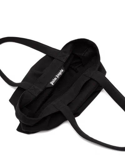 Palm Angels Rectangular Tote Bag Logo Design In Black