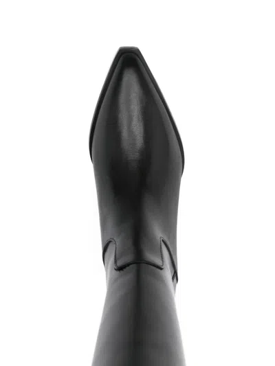 尖头低跟及膝靴（4.5厘米）