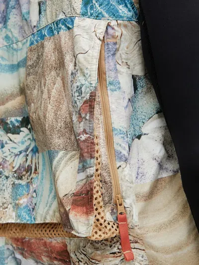 Columbia Patchwork-print Gilet In Multi