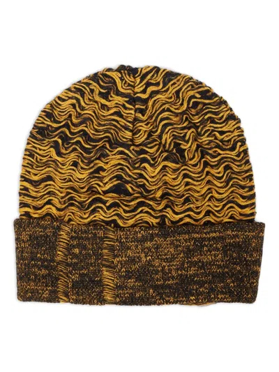 Mm6 Maison Margiela Patterned-jacquard Beanie In Multi