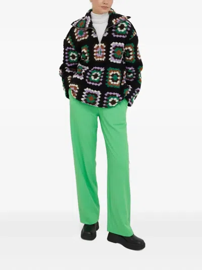 Samsoe & Samsoe Pleated-front Trousers In Green