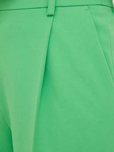Samsoe & Samsoe Pleated-front Trousers In Green