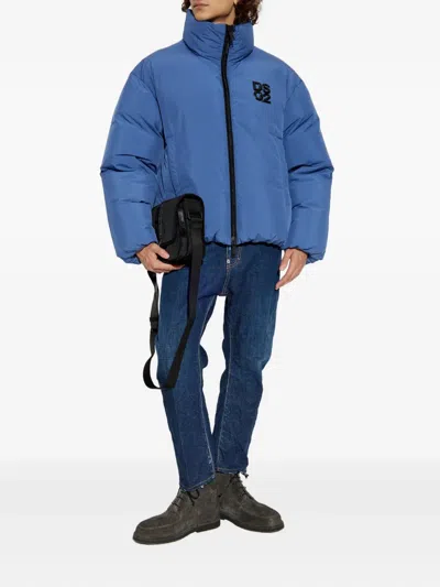 Dsquared2 Distressed Five-pockets Jeans In Blue