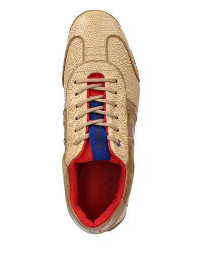 Wales Bonner Mixed Leather Low-top Sneakers In Multi