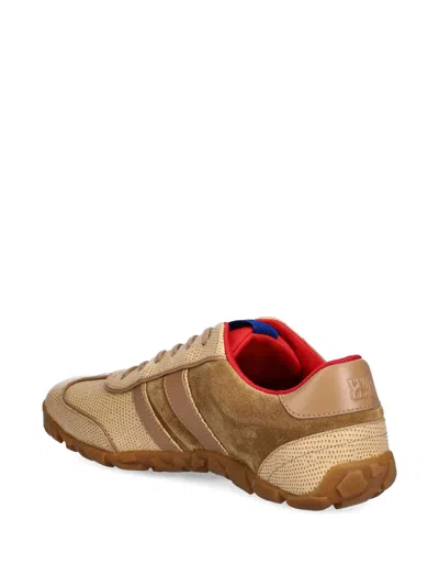 Wales Bonner Mixed Leather Low-top Sneakers In Multi