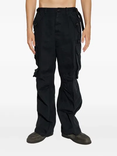 Dsquared2 Cargo-pocket Trousers In Black