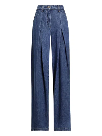 Dolce & Gabbana 5 Pocket Denim Pants In Blue