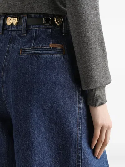 Dolce & Gabbana 5 Pocket Denim Pants In Blue