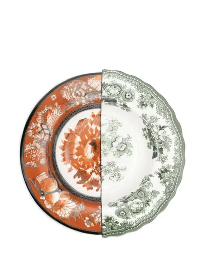 Seletti Floral-patterned Divided Plate In Multi