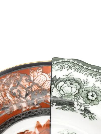 Seletti Floral-patterned Divided Plate In Multi
