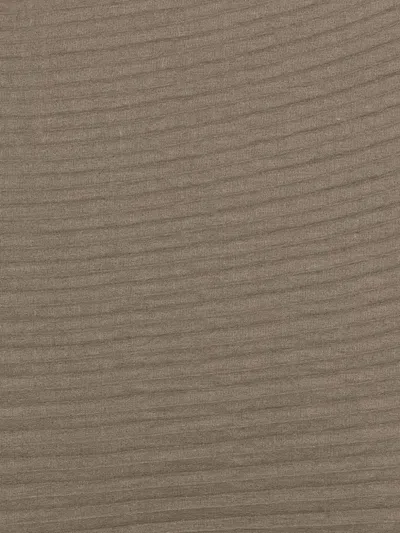 Issey Miyake Rectangular Silky Wool Stole Pleats In Brown