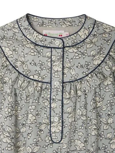 Bonpoint Organic Cotton Jacinta Dress In Gray