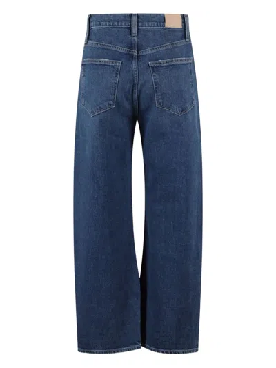 Paige Jeans With Logo Application In Blue