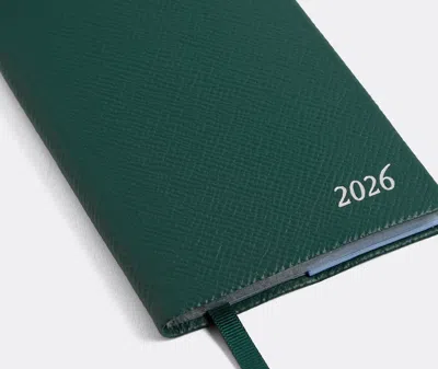 Smythson Notebooks Forest Green Uni In Green