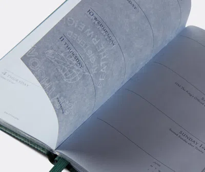 Smythson Notebooks Forest Green Uni In Green