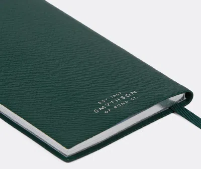 Smythson Notebooks Forest Green Uni In Green