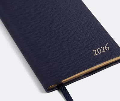 Smythson Notebooks Navy Uni In Blue