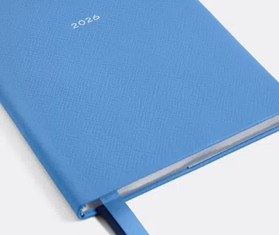 Smythson Notebooks Nile Blue Uni In Blue
