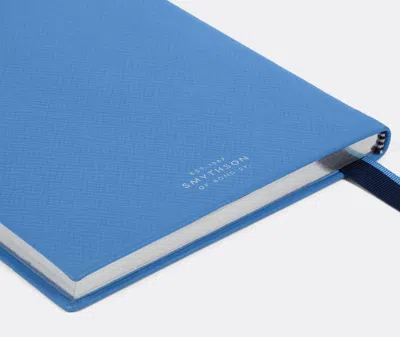 Smythson Notebooks Nile Blue Uni In Blue