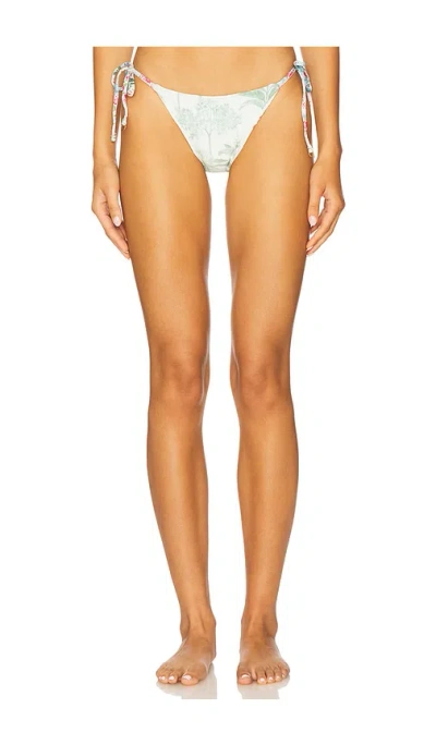 Maaji Shining Bikini Bottom In White