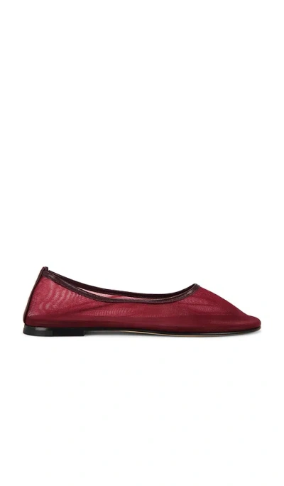 Dear Frances Balla Mesh Flat In Red